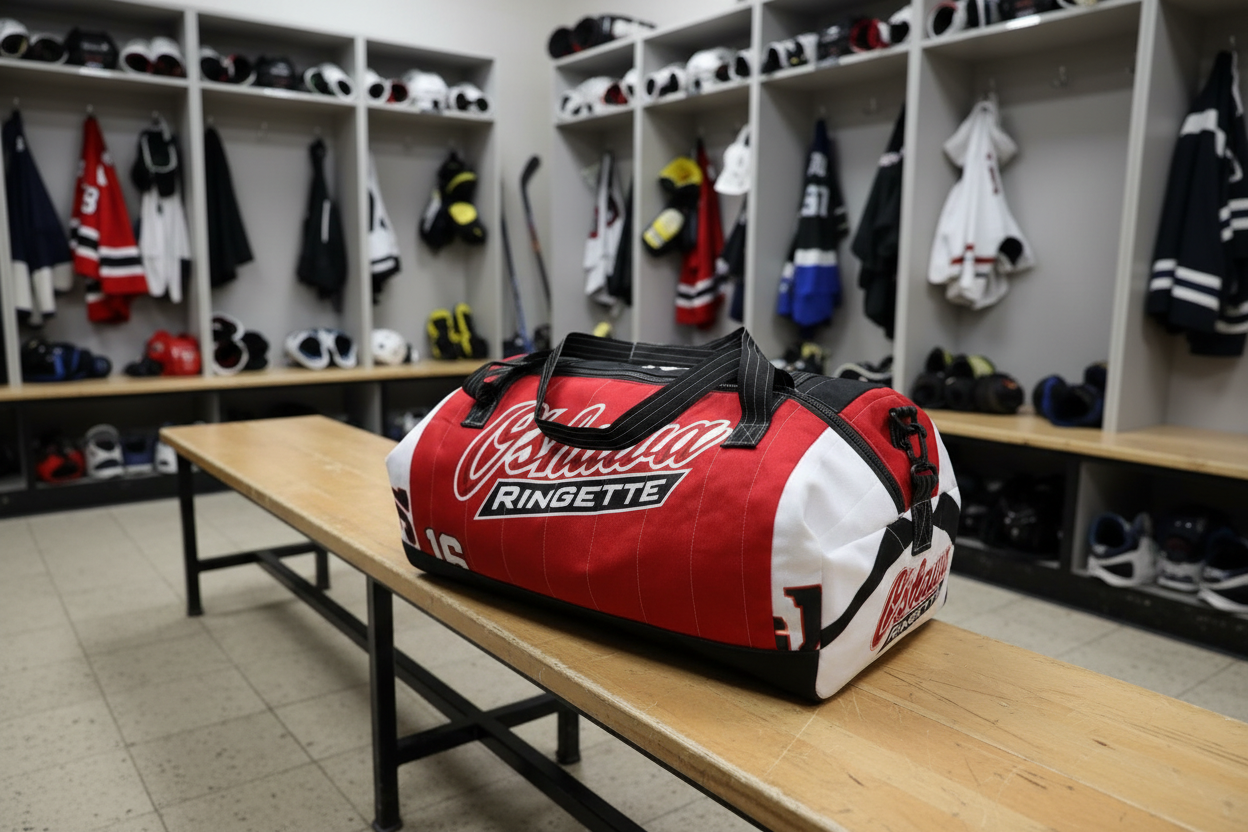 ringette jersey, hockey jersey, upcycled jersey, athlete